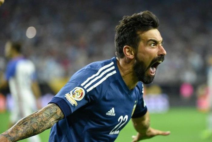 Argentina's Ezequiel Lavezzi denies media claims he smoked marijuana in the team's training camp