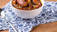 Crab palm nut soup (Telandeworld)