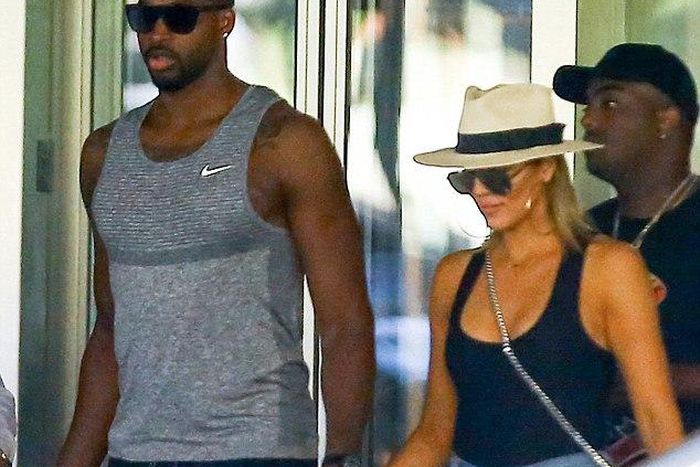 Khloe Kardashian and Tristan Thompson