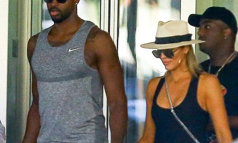 Khloe Kardashian and Tristan Thompson