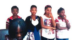 The trafficked ladies and their sister