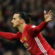 Manchester United's Zlatan Ibrahimovic celebrates scoring in the League Cup final against Southampton in February, which United won 3-2