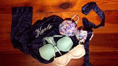 Lady wears lingerie everyday to get her groove back.