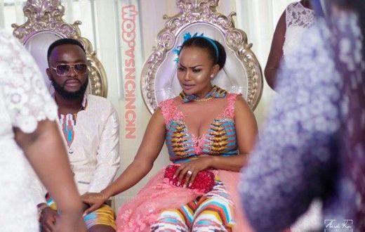 Nana Ama Mcbrown and Maxwell Mensah's Wedding photos