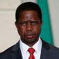 Zambia's President Edgar Lungu attends a signing ceremony at the Elysee Palace in Paris, France, February 8, 2016.