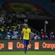Gabon's forward Pierre-Emerick Aubameyang reacts during the 2017 Africa Cup of Nations group A football match between Cameroon and Gabon at the Stade de l'Amitie Sino-Gabonaise in Libreville on January 22, 2017