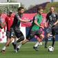 Bayern Munich's players take part in a training session at the Aspire Academy in Doha, on January 8, 2017