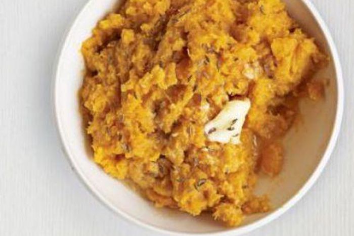 Carrot and sweet potato mash