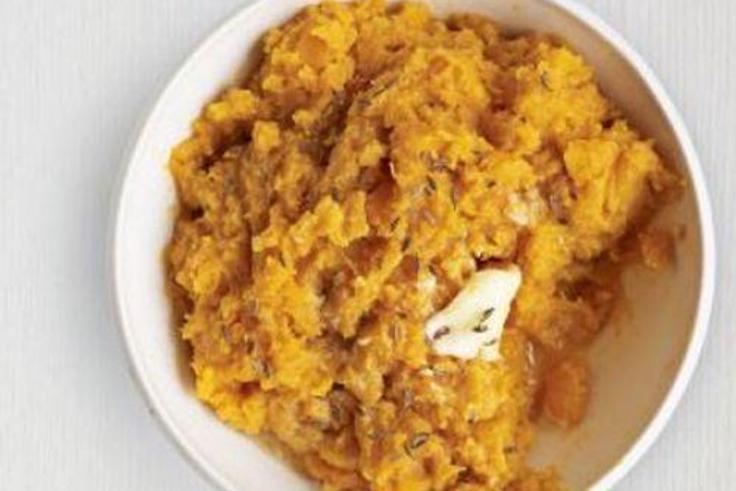 Carrot and sweet potato mash