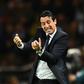 Paris Saint-Germain's coach Unai Emery reacts during their UEFA Champions League Group A match against Basel, at the Parc des Princes stadium in Paris, on October 19, 2016