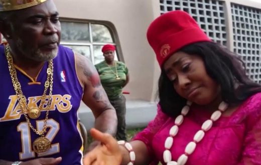 Zack Orji and Ngozi Ezeonu in "King Davido"