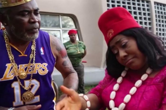 Zack Orji and Ngozi Ezeonu in "King Davido"