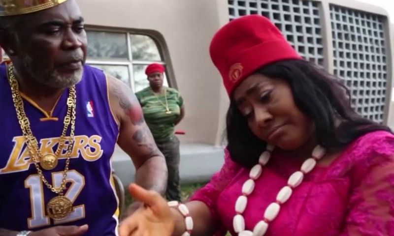 Zack Orji and Ngozi Ezeonu in "King Davido"
