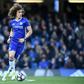 Chelsea's Brazilian defender David Luiz runs with the ball during the English Premier League football match against Southampton April 25, 2017
