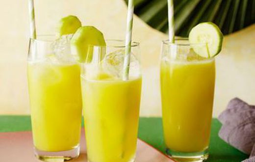 Cucumber pineapple tequila cooler (foodnetwork.com)
