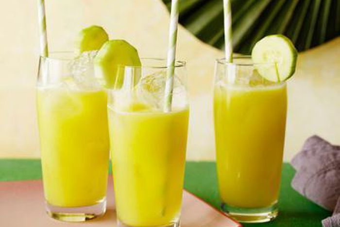 Cucumber pineapple tequila cooler (foodnetwork.com)