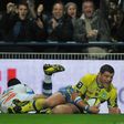 Clermont's hooker Benjamin Kayser (R), seen in 2015, was among the rugby stars who suffered injuries during a knife attack outside a nightclub in 2014