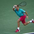 Stan Wawrinka of Switzerland plays a forehand against Philipp Kohlschreiber of Germany during their BNP Paribas Open third round match, at Indian Wells Tennis Garden in California, on March 13, 2017