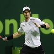 Andy Murray returns the ball to Jeremy Chardy on the fourth day of the ATP Qatar Open tennis competition in Doha on January 3, 2017