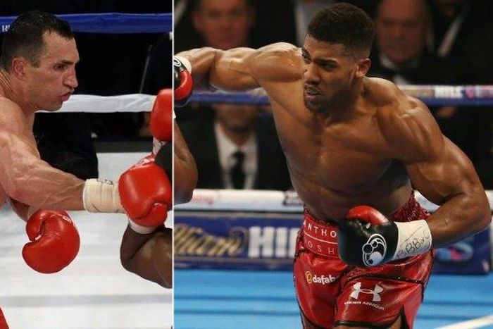 Wladimir Klitschko (left) could face Anthony Joshua in a heavyweight unification clash in 2017