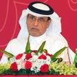 Saoud Al-Mohannadi, Qatar Football Association Vice President, looks on during a QFA Extraordinary General Assembly meeting in Doha on April 18, 2017
