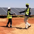 The opening ceremony of a photovoltaic solar farm in Bokoul, Senegal, last month