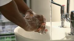 Washing hands