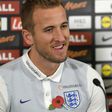England striker Harry Kane answers questions during a press conference at St George's Park in Burton-on-Trent, on November 8, 2016