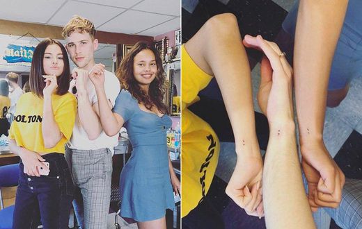 Selena Gomez gets tattoo for mental health awareness.