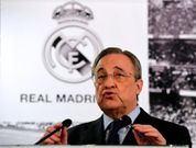 Real Madrid president Florentino Perez