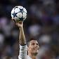 Real Madrid's forward Cristiano Ronaldo and Real host Atletico Madrid in the Champions League semi-finals
