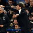 Chelsea boss Antonio Conte (right) and Manchester United manager Jose Mourinho on the touchline at Stamford Bridge in London on March 13, 2017