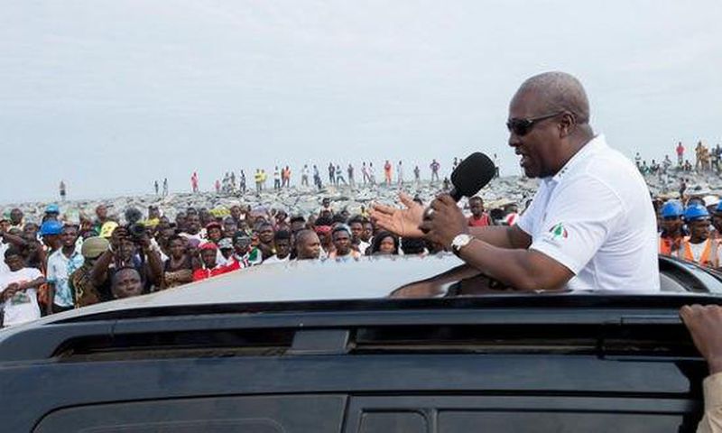President Mahama made the comments when he inspected the Shama and Aboadze sea defence in the Western Region on his third day of campaigning in the region.