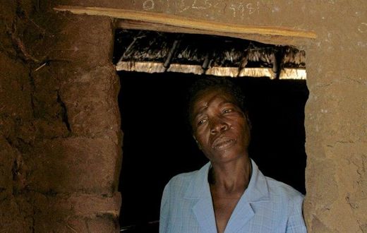 A woman accused of witchcraft in northern Tanzania. Such accusations are common in parts of Africa