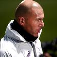 Real Madrid coach Zinedine Zidane speaks to reporters in Yokohama, Japan, on December 12, 2016