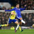 Chelsea's Eden Hazard scored twice against Everton, opening the scoring after 18 minutes, before driving home the best strike of the game on 54 minutes