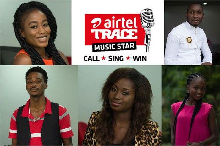 The Top five contestants, who have each been given a unique code through which their supporters can vote for them, are Moses Ugheighele (MOS), Ama Yeboah (AMA), Sedem Afaglo (SED), Fathia Gyimah (FAT) and Harry Gantuah (HAR).