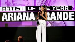 Ariana Grande accepts Artist of the Year onstage during the 2016 American Music Awards at Microsoft Theater on Nov. 20, 2016 in Los Angeles.