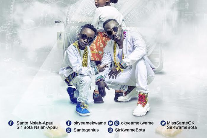Okyeame Kwame with his kids