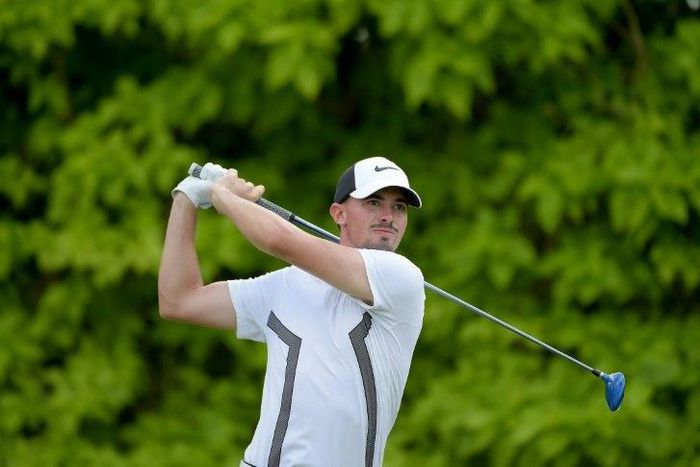 Paul Peterson of the US, pictured in 2016, birdied nine holes and did not drop a shot in the first round of the Joburg Open