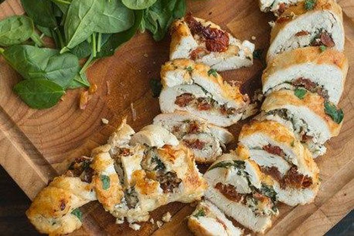 Stuffed chicken breast (homecookingadventure.com)