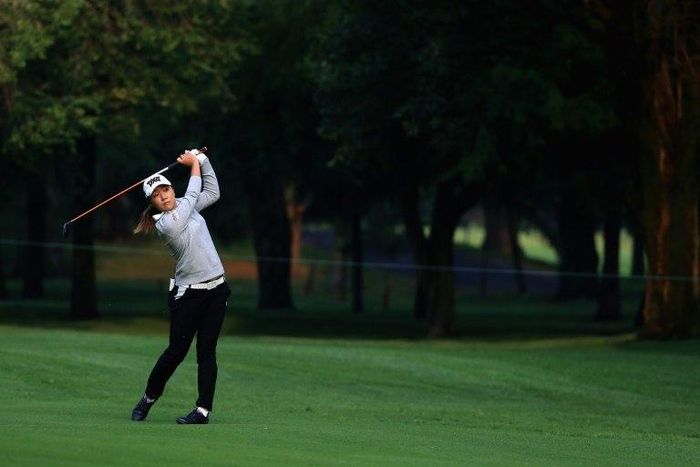 Lydia Ko of New Zealand hits a fairway shot on the second hole during the first round of the Citibanamex Lorena Ochoa Match Play Presented by Aeromexico and Delta at Club De Golf Mexico on May 4, 2017