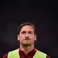 Roma's forward Francesco Totti looks on during the Italian Serie A football match against Juventus on May 14, 2017