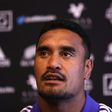 Jerome Kaino of the New Zealand All Blacks speaks during a press conference at the Hyatt Regency Hotel on October 31, 2016 in Chicago, Illinois