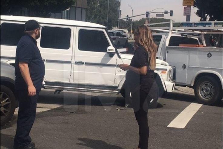Ciara involved in a car crash