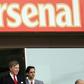 Arsenal majority owner Stan Kroenke (2nd L) looks on from the executive boxes during his team's Premier League game against Liverpool at the Emirates Stadium in London on April 17, 2011
