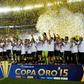 Mexico celebrates their victory in the 2015 CONCACAF Gold Cup final between Jamaica and Mexico in Philadelphia on July 26, 2015