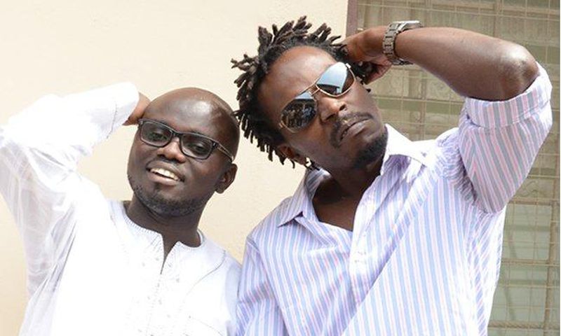 Kwaw Kese with late manager, Fennec Okyere