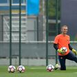 Barcelona's Dutch goalkeeper Jasper Cillessen is expected to be out for three weeks after suffering an ankle ligament injury