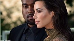 Kanye West and wife Kim Kardashian were all aglow for the Vogue 100 Festival in London.